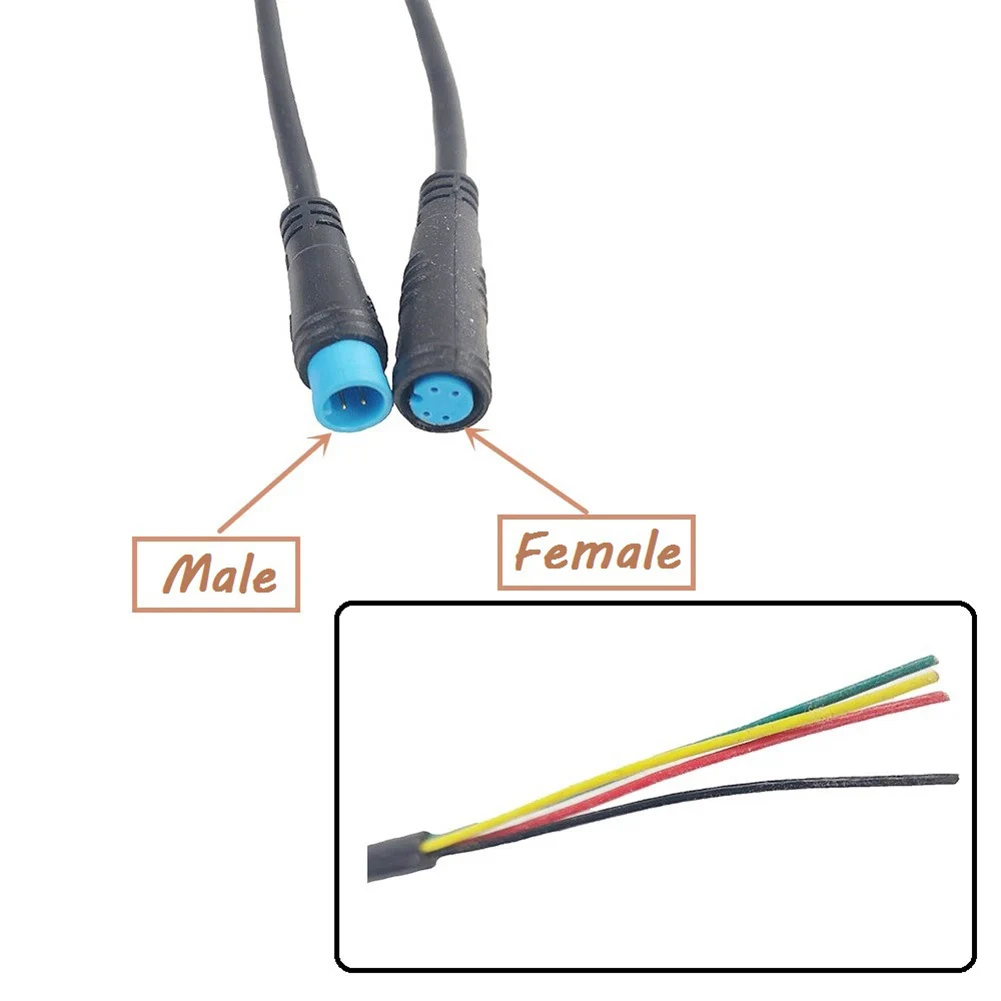 Julet-Mini conector 2, 3, 4 y 5 de 6 pines, conector impermeable para pantalla de Ebike Bafang, Cable Pin opcional ► Foto 2/6