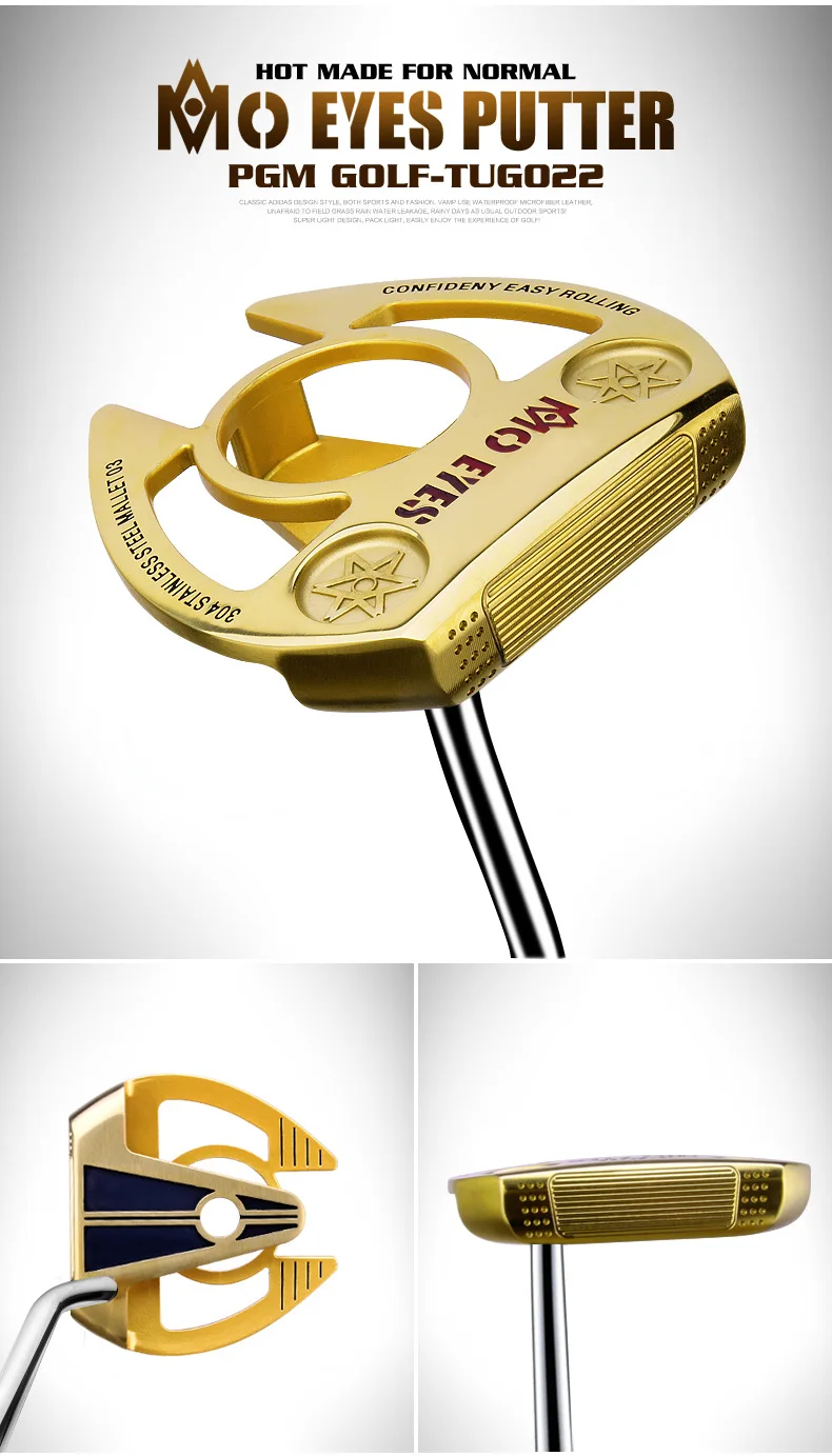 Расширенный MOEYES Golf Putter профессиональный гольф-клуб Тяговый стержень Шея 304 железное Литье Производство(прибыло 3-7 дней DHL бесплатно