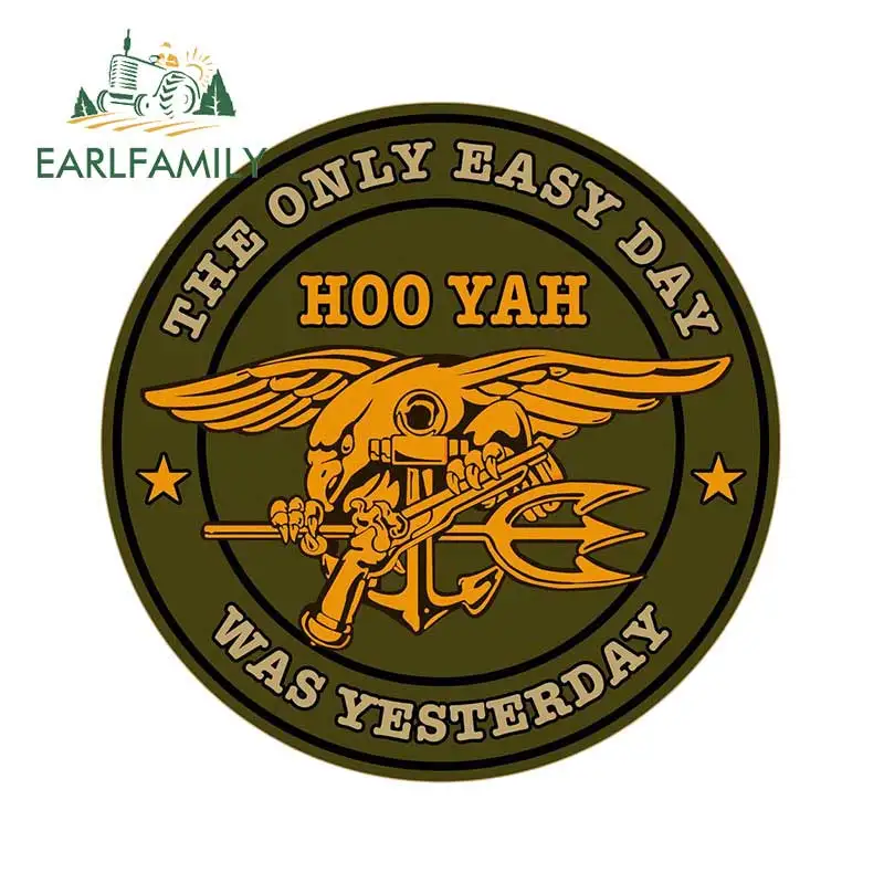 EARLFAMILY 13 см x 3D ВМС США уплотнения автомобиля эмблемы наклейки для ноутбука