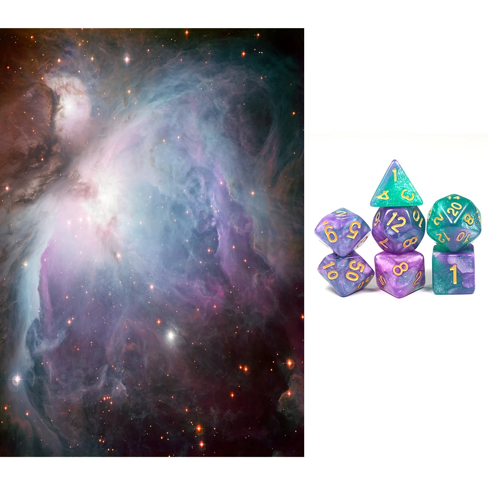 Настольные игральные кости для супервселенной Galaxy DND|Кубики| |