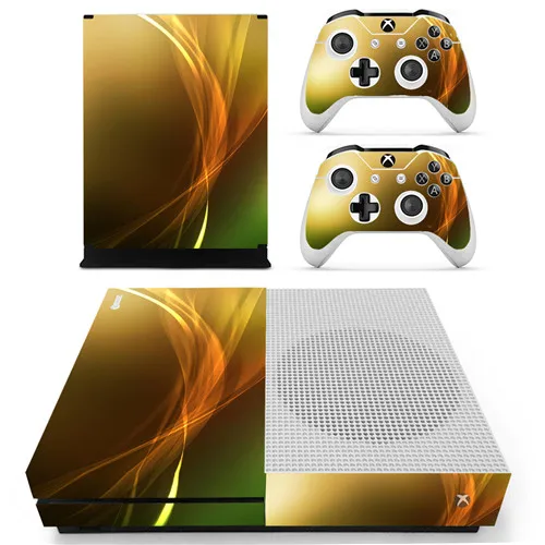 Новая наклейка на кожу для Microsoft Xbox One S консоль и 2 контроллера для Xbox One S Наклейка на кожу виниловый аксессуар - Цвет: YS-xboxoneS-2303