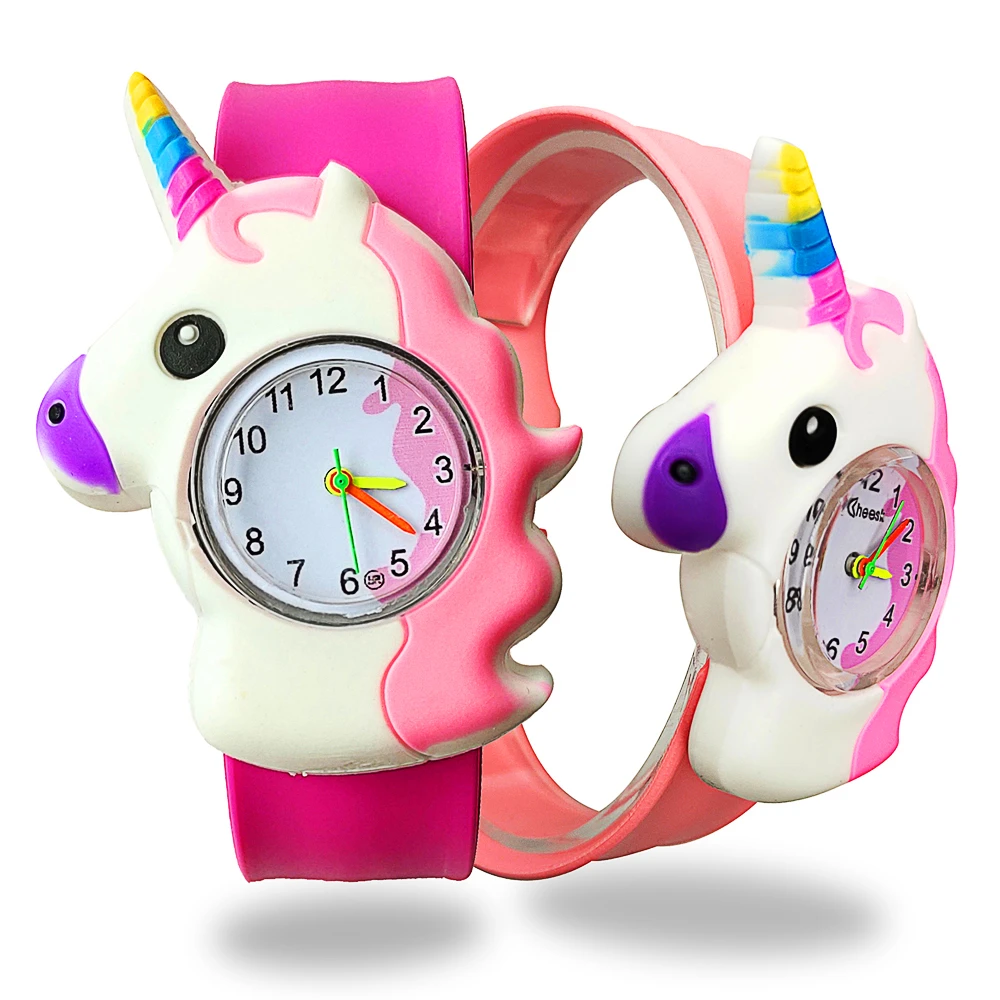Reloj de poni deportivo para niños, pulsera de cuarzo con diseño de unicornio, ideal para regalo de cumpleaños, 2020