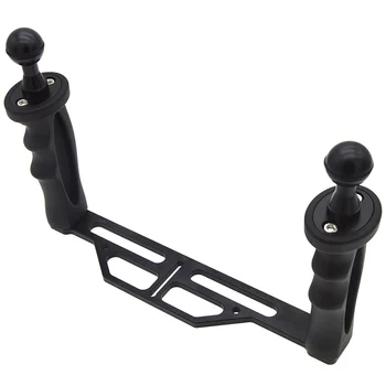 

Metal Handheld Stabilizer Rig Tray Handle Hand Grip Underwater Scuba Diving Tray Mount LED Light for GoPro 6/5/4/3+/3