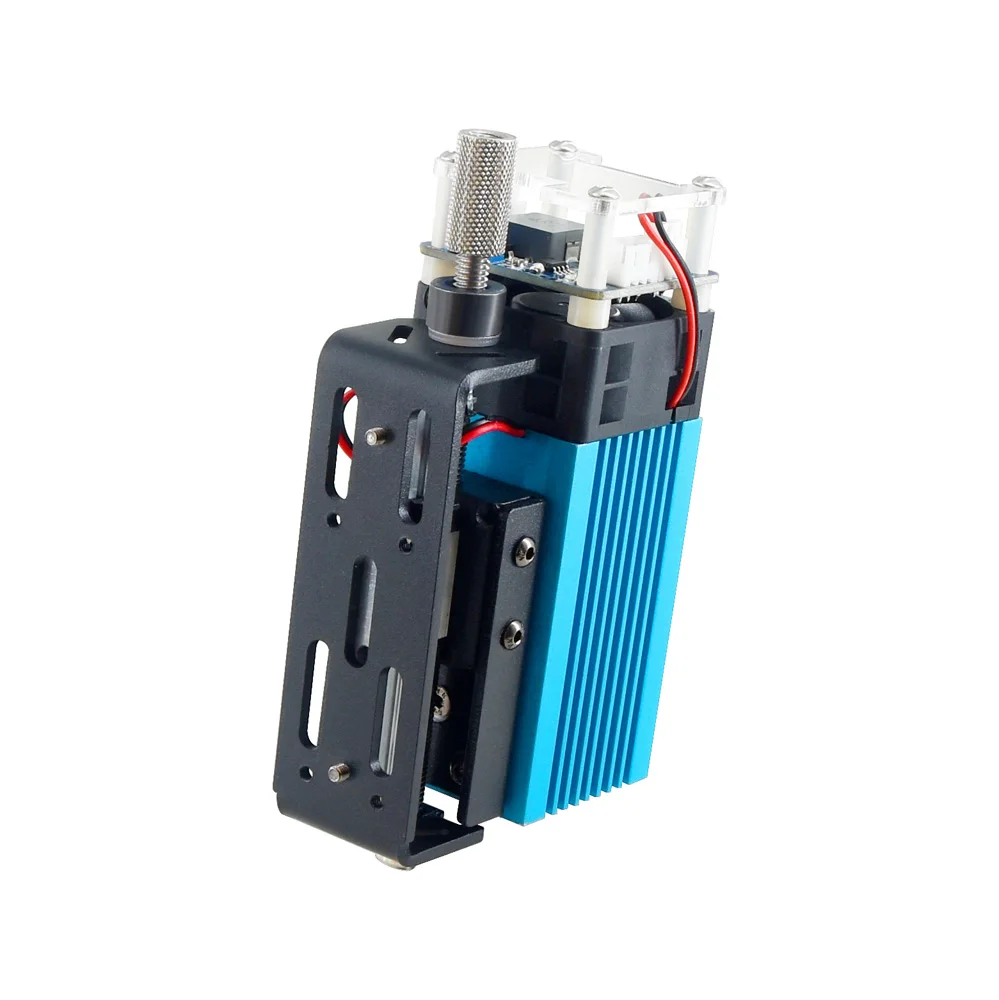 20W Laser Head LD+FAC 5.5W 450nm Continuous Laser High Precision Cut Engraver with Focus Block Slide Module Printer Cutter New