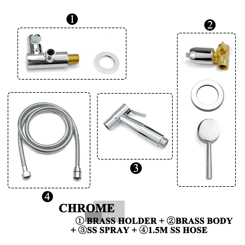 Chrome SS Hose