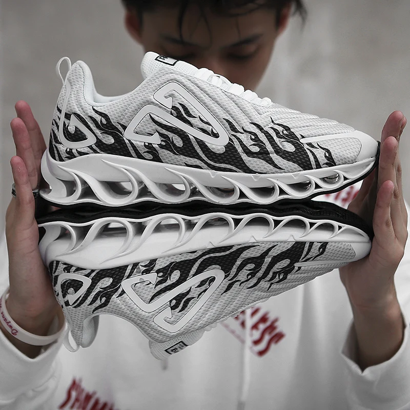 

Men Casual shoes sneakers Men's Blade shoes breathable hot sale fashion 2019 shoes for male sports tenis Mans footwear high top