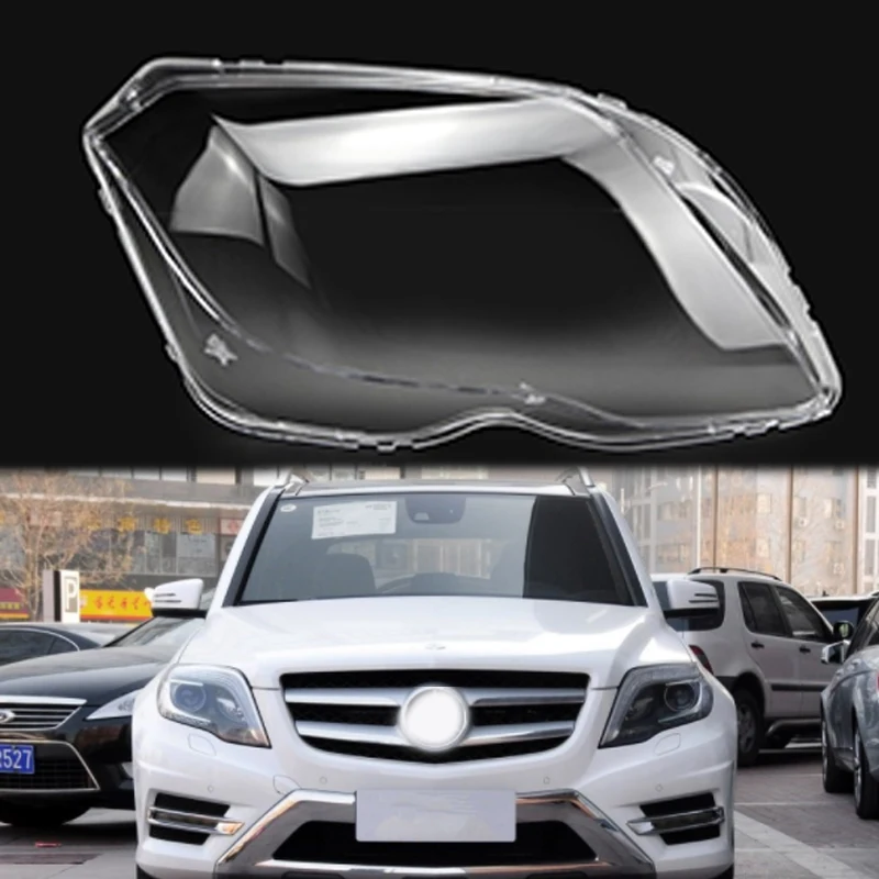 GLK200 объектив абажур Защита объектива пластиковая фара крышка для Mercedes-Benz GLK200 GLK260 GLK300 объектив прозрачное стекло 2013
