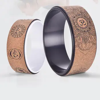 

Yoga Wheel Pilates Ring Exercise Wheel with Mandala Printed Yoga Circles Yoga Supplies