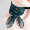 Fashion Chiffon Polka Dot Scarf For Woman Female Retro Temperament Polka Dot Square Scarf Multicolor Polka Dot Neckerchief 5