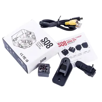 

Sq8 Small 1080p 960p Camera Camera Sports Outdoor Infrared Night Vision Small Camera Aerial Recorder