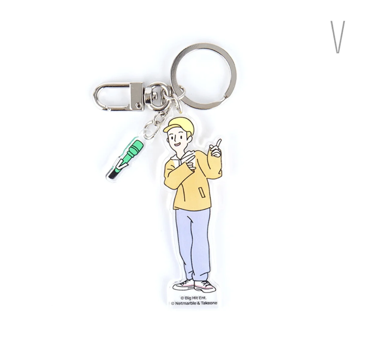 Bangtanboy Мультфильм Креативный брелок для ключей, подвеска, периферия, sameparagraph