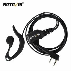 Fone de ouvido com volume ajustável, conexão usb, 2pin, ptt, para kenwood baofeng UV 5R bf888s, retevis rt5r h777, rt5, rt7