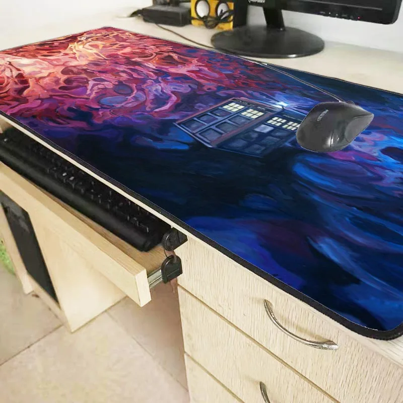  Doctor Who Large Gaming Mouse Pad Gamer Locking Edge Keyboard Mouse Mat Gaming Desk Mousepad for CS