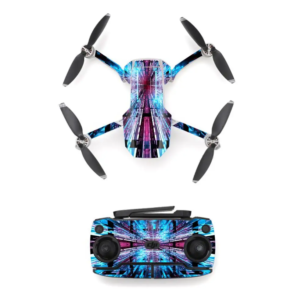 Science Style Waterproof skin Sticker for DJI Mavic Mini Drone And Remote Controller Decal Vinyl Skins Cover 6 Styles