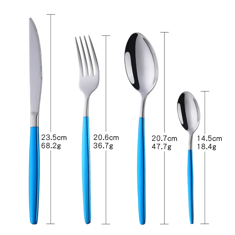 Blue Silver 1Set