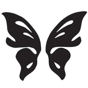 

DIY Butterfly Wall Decals Living Room Wallpaper Bedroom Sticker (44x35cm, Black)