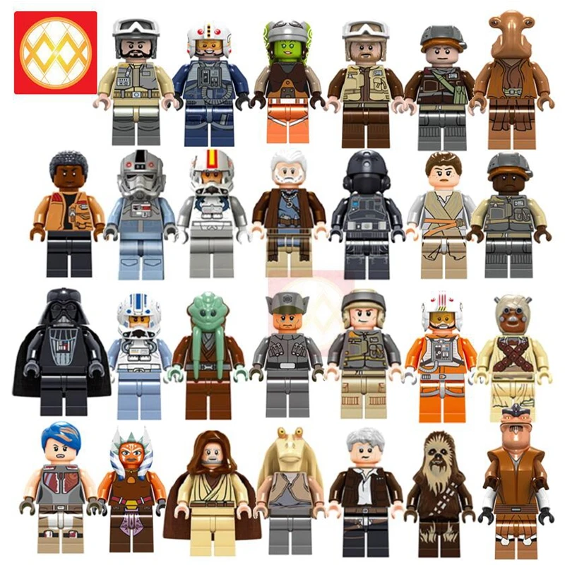 

LEGOED Star Space Wars STARWARS Rebel Troopers Soldiers Pilot Resistence Obi-Wan Sabine Wren Building Blocks Toys Gift