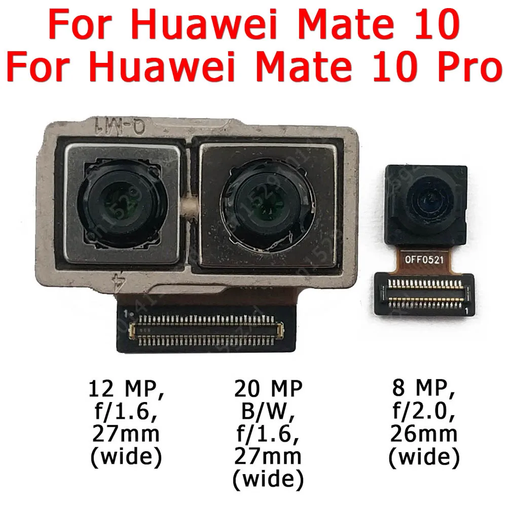 Оригинальная фронтальная и задняя камера для Huawei Mate 10 Mate10 Pro основной фронтальный