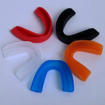 

1pc Single-sided Boxed Mouthpiece Boxing Basketball Mouthguard Boxing Karate Sports