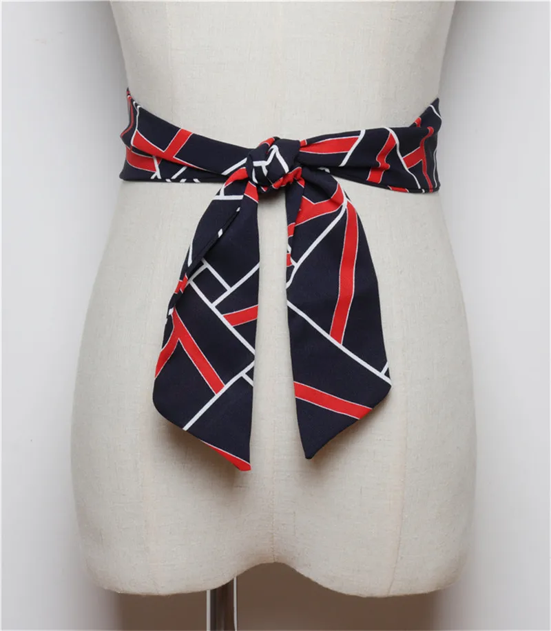 HATCYGGO ремень женский шарфы кожаные ремни для женщин дизайнерские ремни Съемный шелковый шарф ремень на талию Дамский ремень для платья