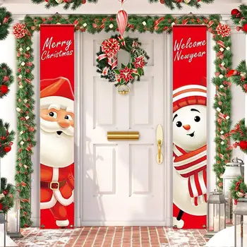 

Nutcracker Soldier Christmas Banner Merry Christmas Decor For Home 2020 Christmas Door Decor Xmas Navidad Noel Gifts New Year