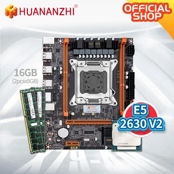 

HUANANZHI X79-4M motherboard cpu set with Xeon E5 2630V2 2x8GB 1600MHz DDR3 REG ECC RAM m-ATX USB3.0 SATA3 PCI-E NVME M.2 SSD