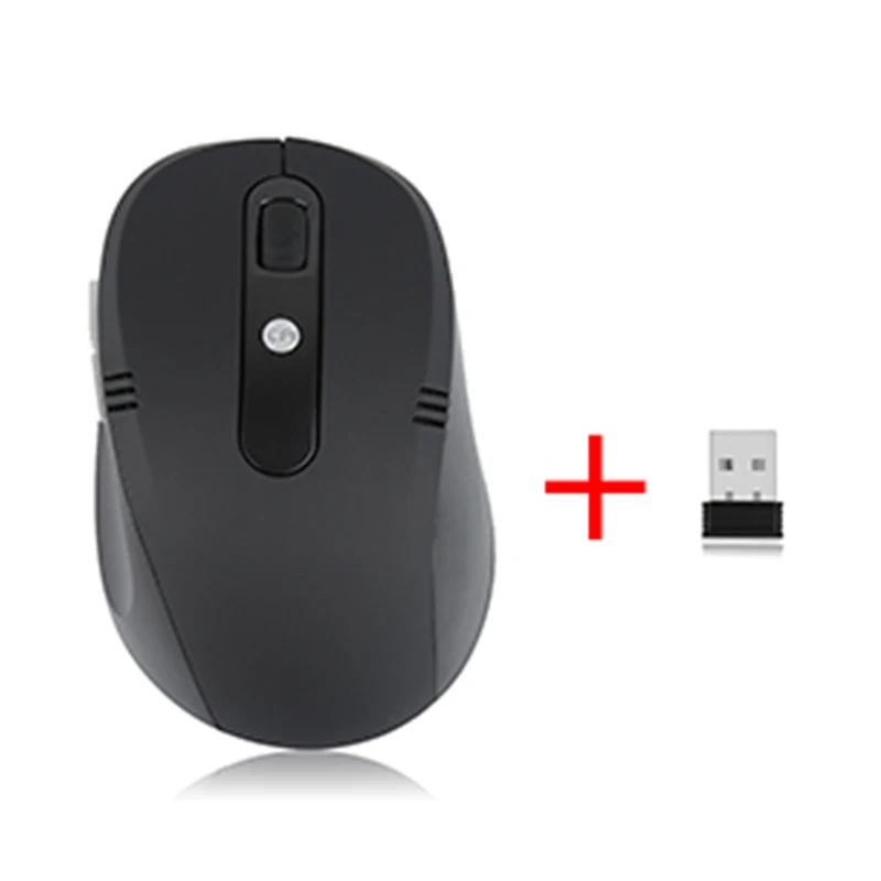 1 USB Беспроводная мышь 1600 dpi Регулируемый USB 2,0 приемник оптическая компьютерная мышь 2,4 ГГц эргономичные мыши для ноутбука PC мышь геймера - Цвет: 1