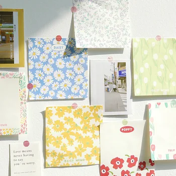 

JIANWU 100 pcs Secret Garden Series Memo Pad journal Note DIY Decoration School Supplies Stationery Planner memo sheets