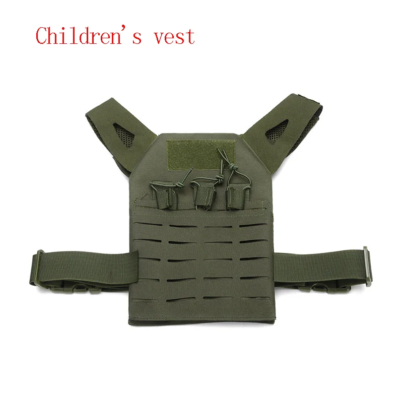 Child Vest 1 Открытый Пейнтбол CS военная игра страйкбол камуфляж боевой жилет тактический жилет военный Molle оборудование армейский охотничий жилет - Цвет: Child Vest 1