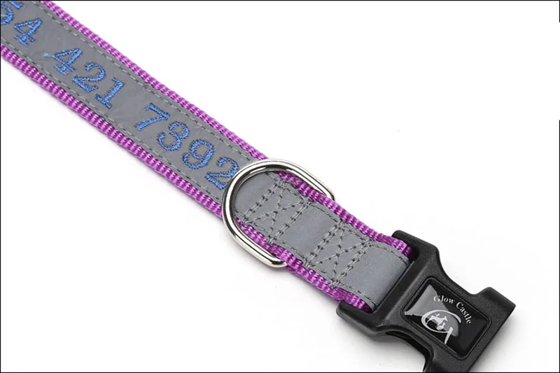 Personalised Pet Collars Reflective (13)