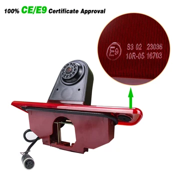 

Freezzmi E9 HD CCD Car Brake Light Rear View Paking Camera for Fiat Scudo Peugeot Expert Citroen SpaceTourer and Toyota ProAce