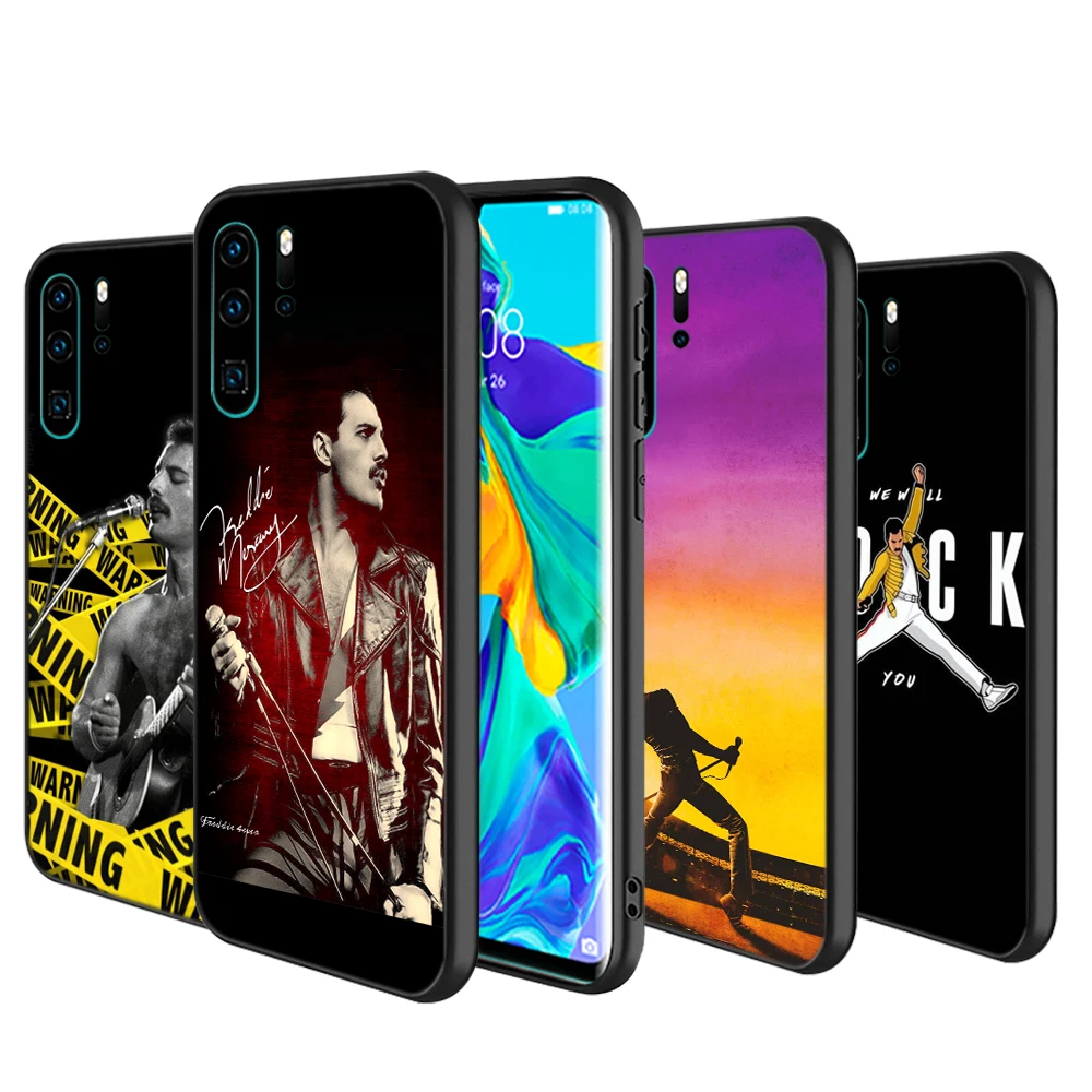 Силиконовый чехол Freddie Mercury Queen для Huawei P40 P30 P20 Pro P10 P9 P8 Lite E Plus 2019 2017 | Мобильные