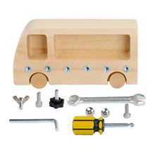

Montessori Screw Driver Board Toddlers Practical Educational Learning Toys