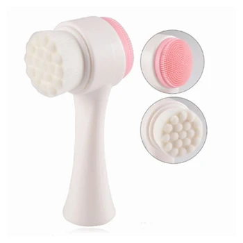 

Silicone Face Wash Brushes Facial Brush Cleanser Waterproof Design Health Beauty Your Face Women Cleansers double used
