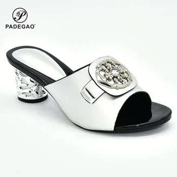 

New Arrival Italian Nigerian Party Shoes Without Bag Set Fashion Slipper Wedding African Shoes Not Matching Bag Set Women Shoes
