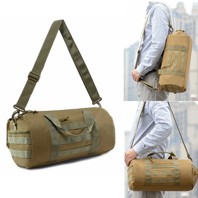 Военная Тактическая Сумка через плечо, Сумка Molle, сумка для охоты, пешего туризма, рыбалки, многофункциональная дорожная сумка большой
