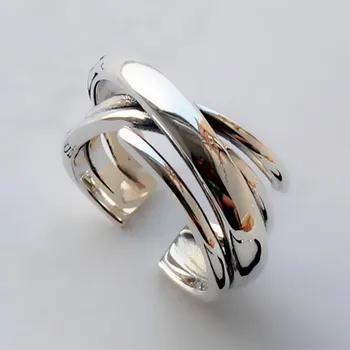 

Net red personality tail ring simple cold wind ring fashion personality suit ringfemale is tide pearl index finger ring