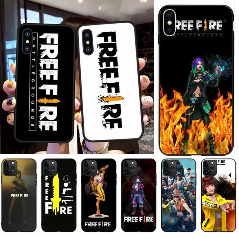 CUTEWANAN Free Fire Game Art мягкий силиконовый чехол из ТПУ для телефона iPhone 11 pro XS MAX 8 7 6 6S Plus X