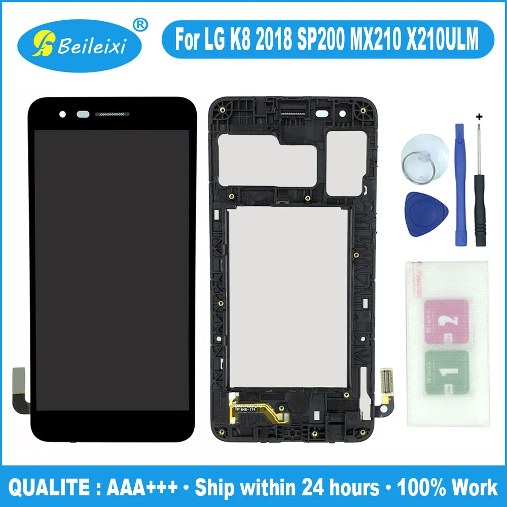 Для LG K8 2018 SP200 MX210 X210ULM X210ULMA X210ULMG LMX210CM ЖК дисплей кодирующий преобразователь