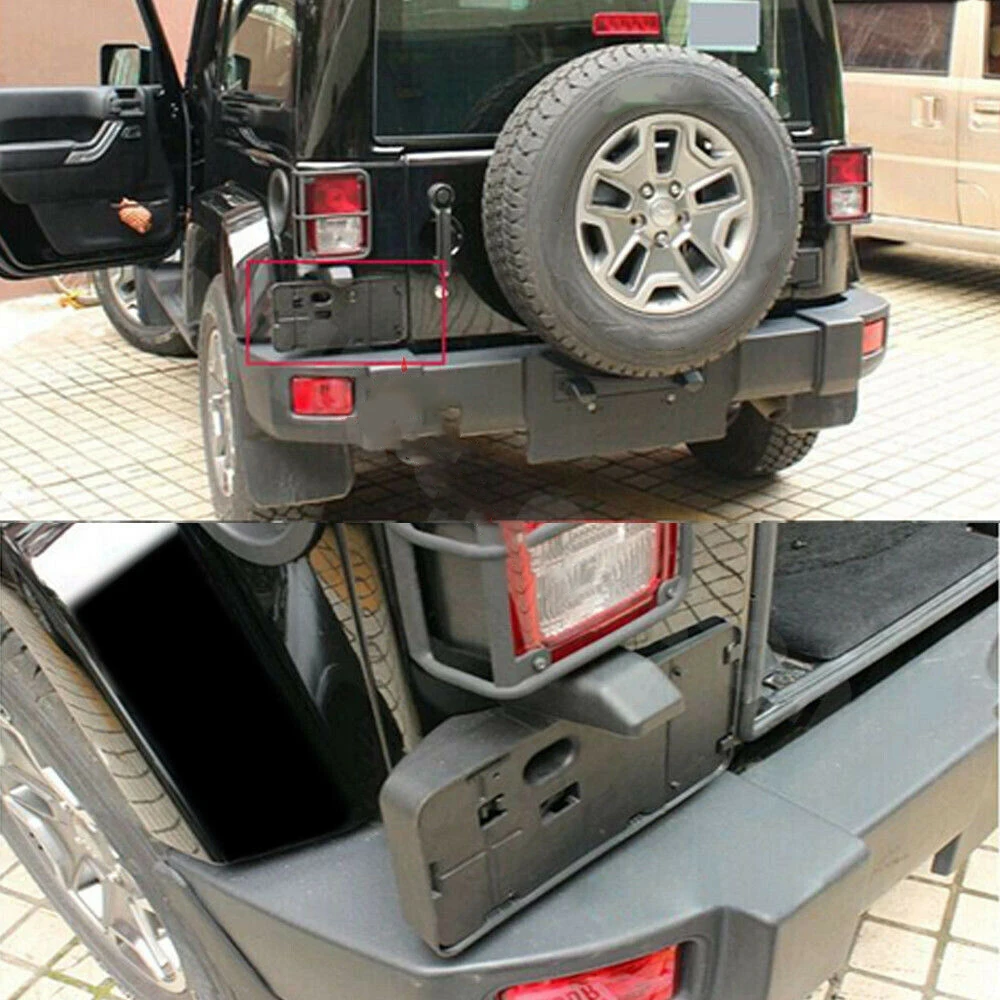 Задние номерные знаки скобы для крепления Черный для Jeep Wrangler JK 2007- 11233,07 68064720AA