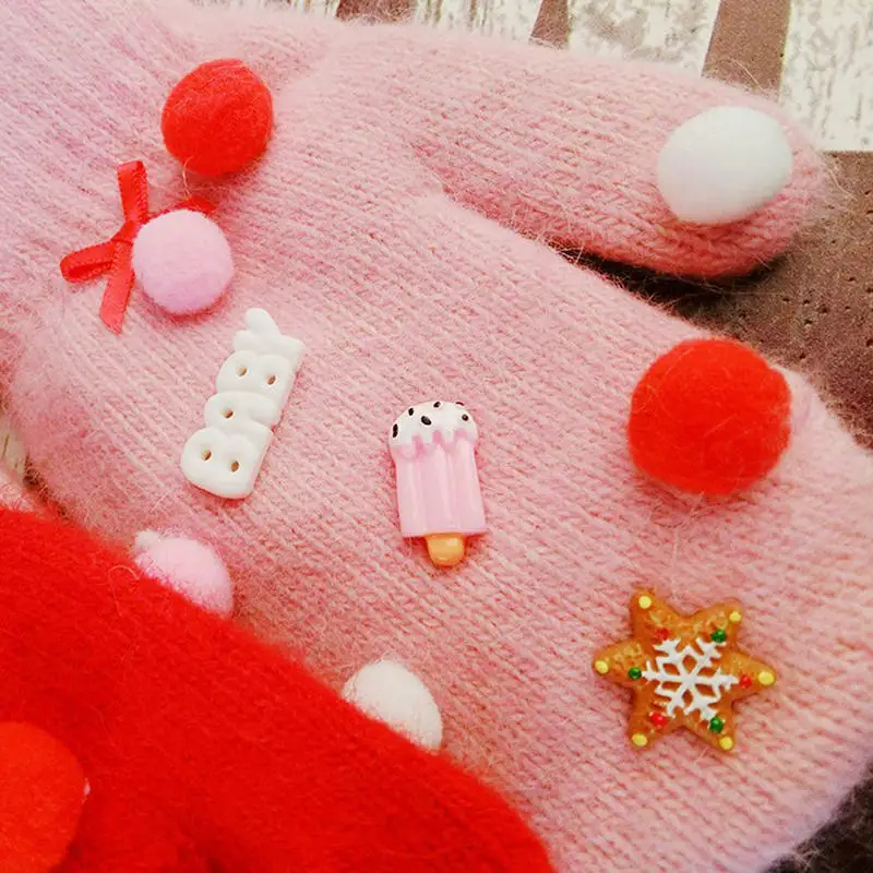 Balleenshiny рождественские детские перчатки утепленные варежки DIY мультфильм детские перчатки Зимний Рождественский подарок для детей мальчиков и девочек
