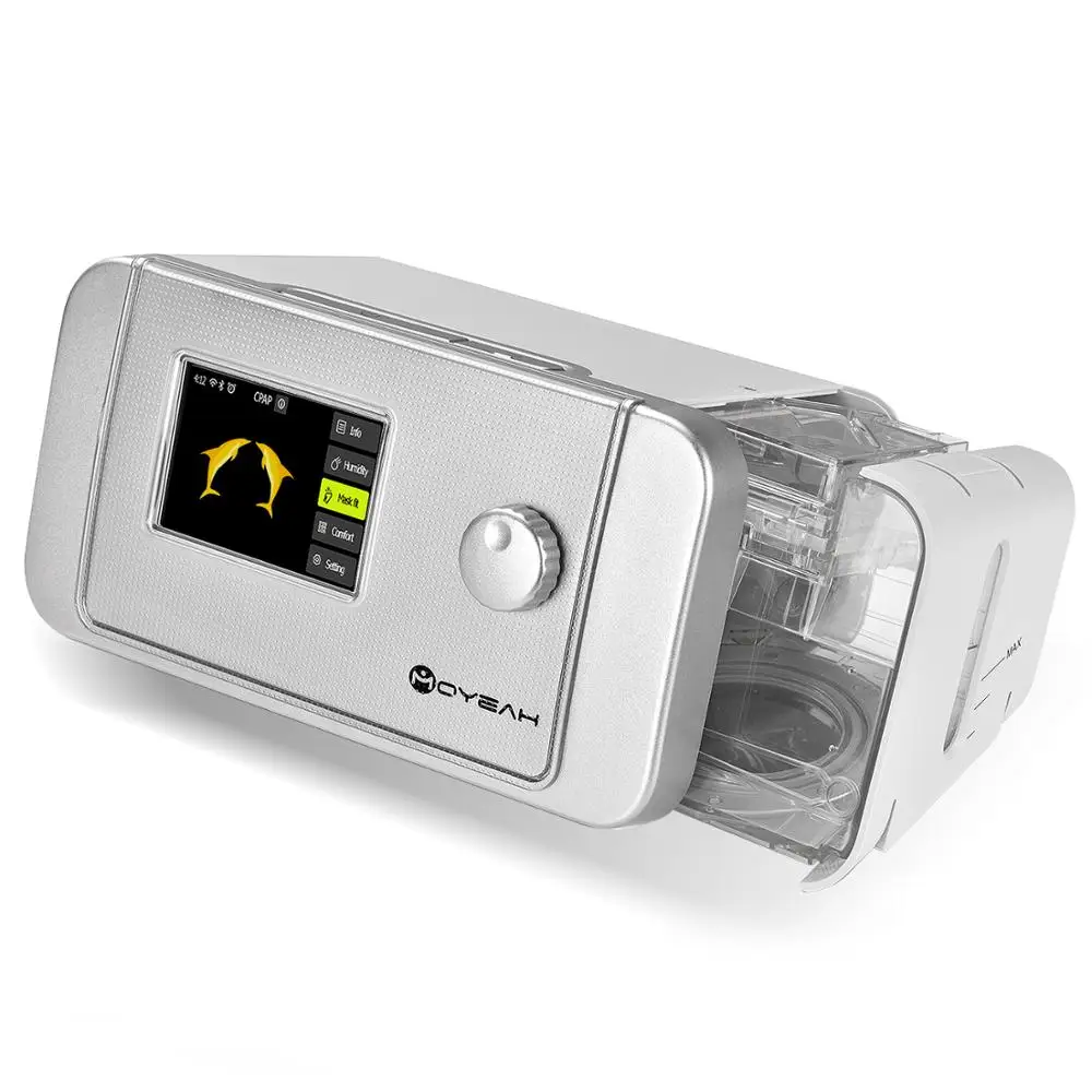 US $525.00 MOYEAH Portable Auto CPAP Machine with Mask Tube Anti Snoring APAP Breathing Ventilator For OSA Sleep Apnea