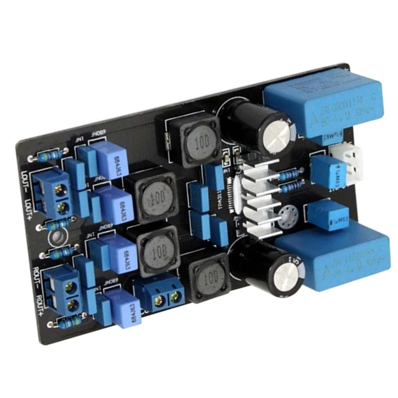 

TPA3116 Power Amplifier Board 18-DC24V 50W+50W Amplificador Stereo Sound AUX Amp B95D