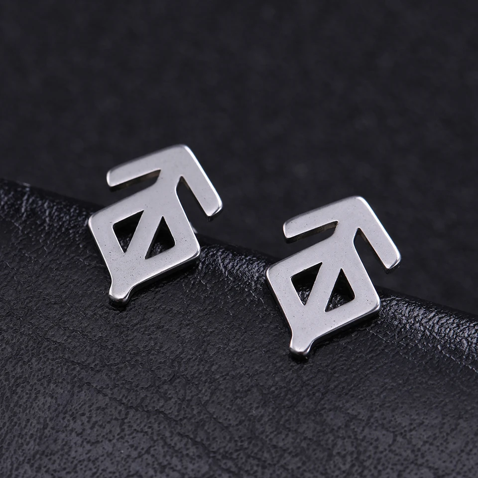 Regalos Originales Pendientes Vikingos Plata Ley 925 - Runas Nórdicas, Diseño Punk - Para Hombres Y Mujeres, Regalo Ideal Joyería Temática Regalo Hombre Mujer