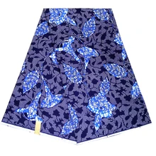 Африканская Morning Glory печать голландская вощеная ткань с Африканским узором нигерийская Анкара модный дизайн