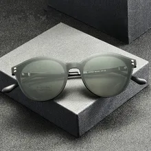 Imwete поляризационные Круглые Солнцезащитные очки для мужчин и женщин с магнитным зажимом TR90 Оптические солнцезащитные очки по рецепту для мужчин и женщин