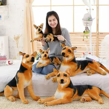 

Cute Stuffed Animal Plush Dog German Shepherd Plush Toy Creative Stuffed Dolls Cotton Reward Birthday Soft Fill Cute