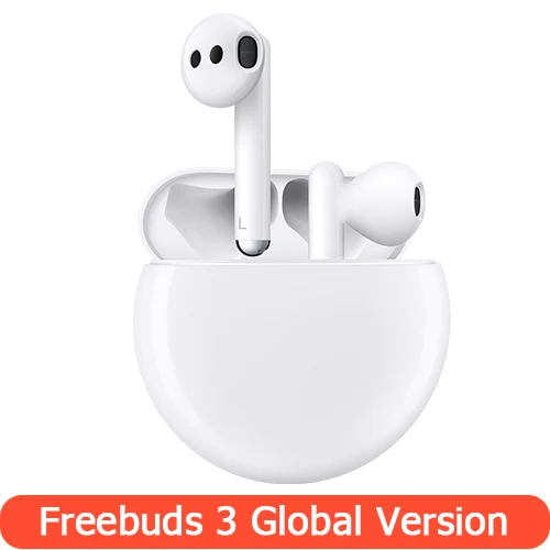 Беспроводная гарнитура huawei Freebuds 3 с глобальной версией, TWS, Bluetooth, наушники с активным шумоподавлением, Bluetooth 5,1, функция ANC - Цвет: White