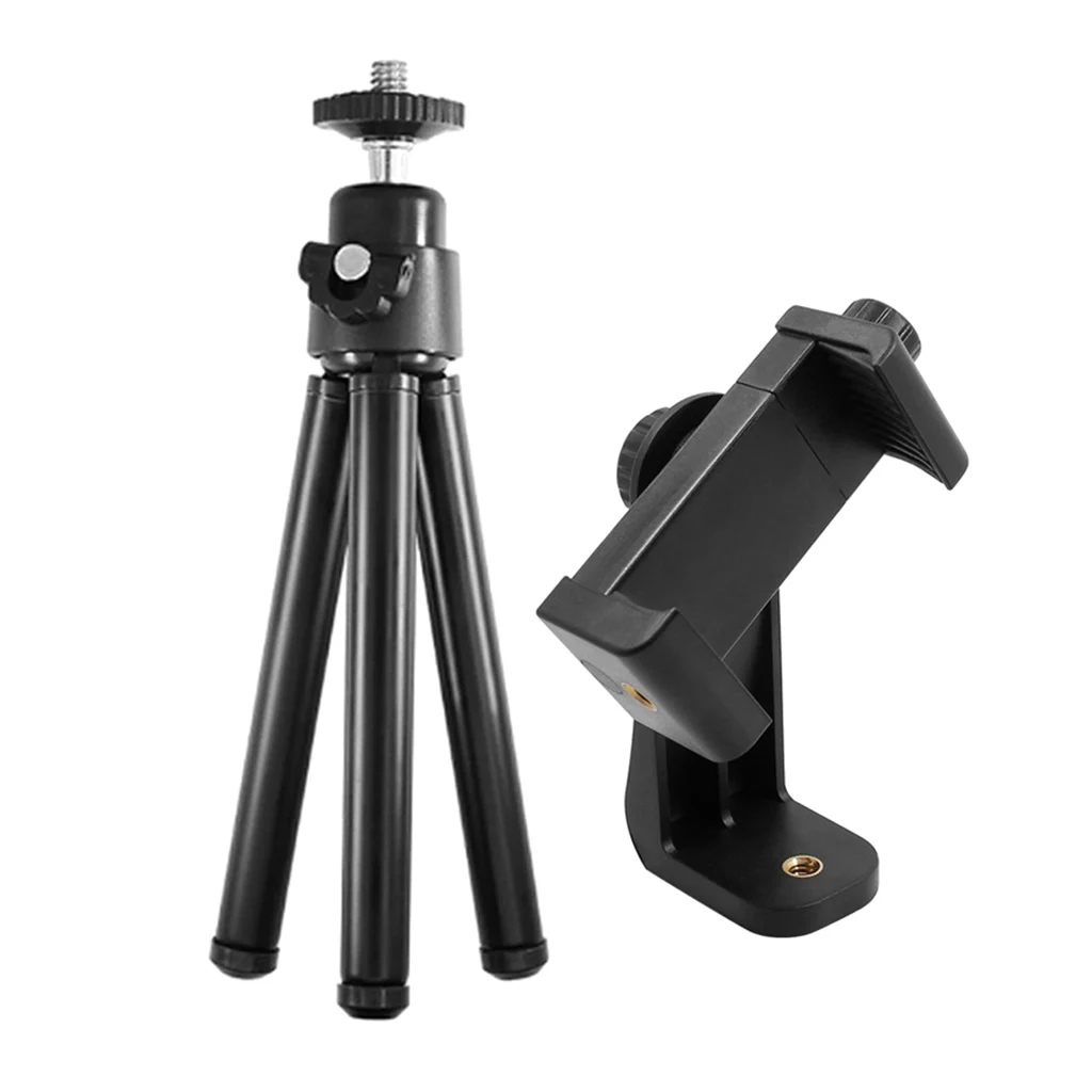 Mobile Cell Phone Stand Tripod Compatible For iPhone Samsung Xiaomi Huawei Universal Smartphone Holder Mount Extendable Tripod