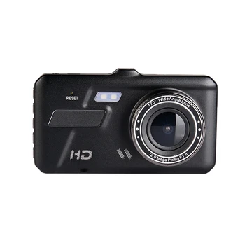 

Dash Cam Dual Lens Mini Car DVR Full HD 1080P 4 Inch Press Sn IPS with Backup Rear Camera Registrator Night Vision Video Rec